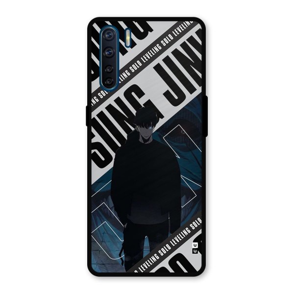 Awesome Jinwoo Rage Metal Back Case for Oppo F15
