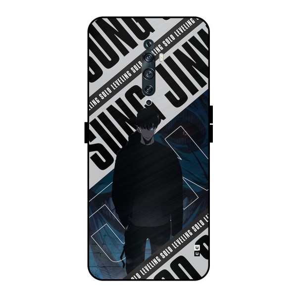 Awesome Jinwoo Rage Metal Back Case for Oppo Reno2 F