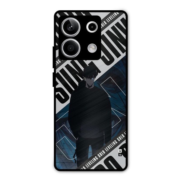 Awesome Jinwoo Rage Metal Back Case for Redmi Note 13 5G