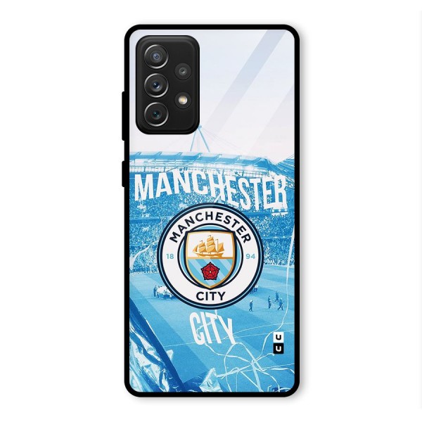 Awesome Manchester Glass Back Case for Galaxy A72