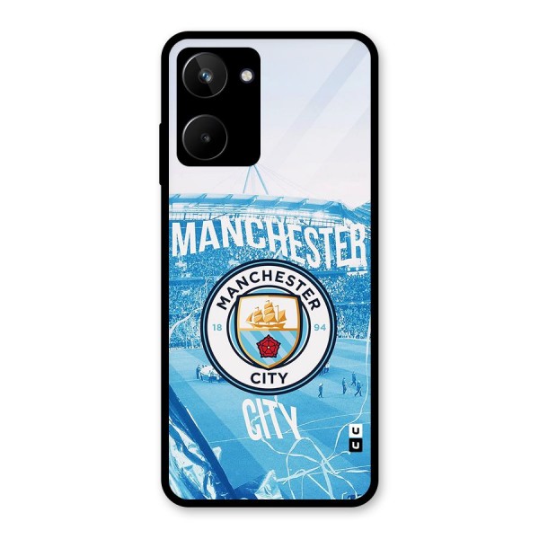 Awesome Manchester Glass Back Case for Realme 10