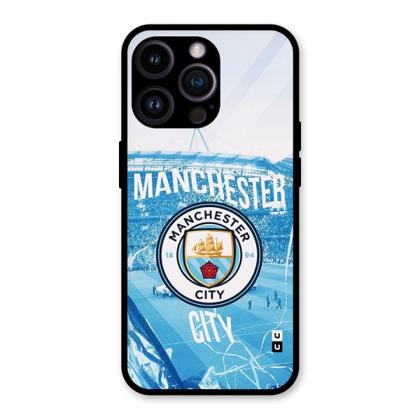 Awesome Manchester Glass Back Case for iPhone 14 Pro Max