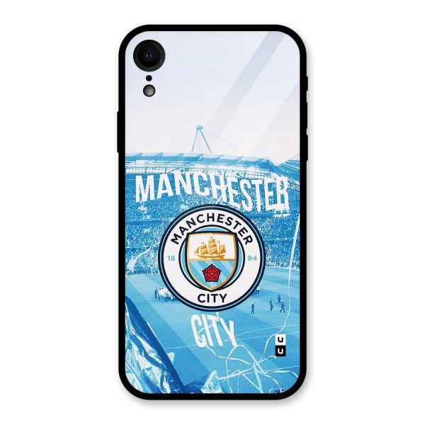 Awesome Manchester Glass Back Case for iPhone XR