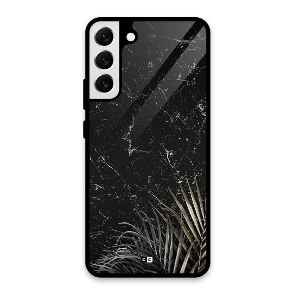 Awesome Royal Marble Glass Back Case for Galaxy S22 Plus 5G