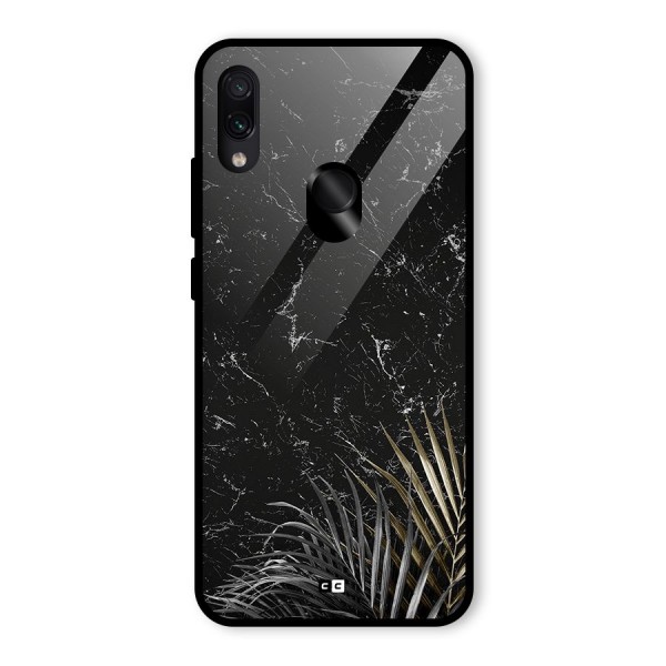 Awesome Royal Marble Glass Back Case for Redmi Note 7S