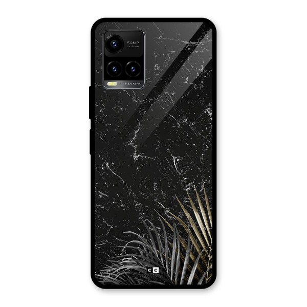 Awesome Royal Marble Glass Back Case for Vivo Y33s