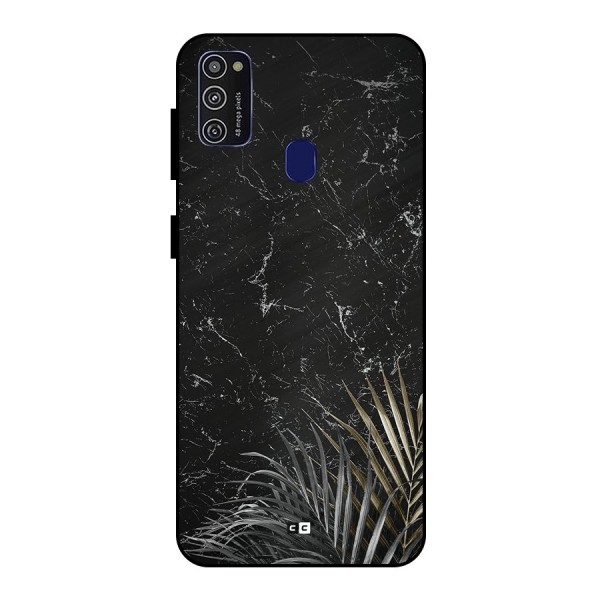 Awesome Royal Marble Metal Back Case for Galaxy M30s
