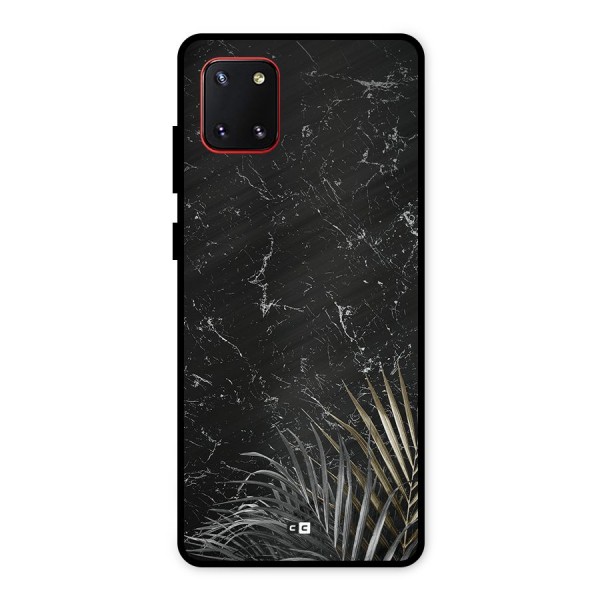 Awesome Royal Marble Metal Back Case for Galaxy Note 10 Lite