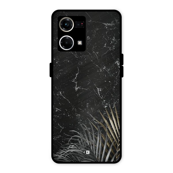 Awesome Royal Marble Metal Back Case for Oppo F21s Pro 4G