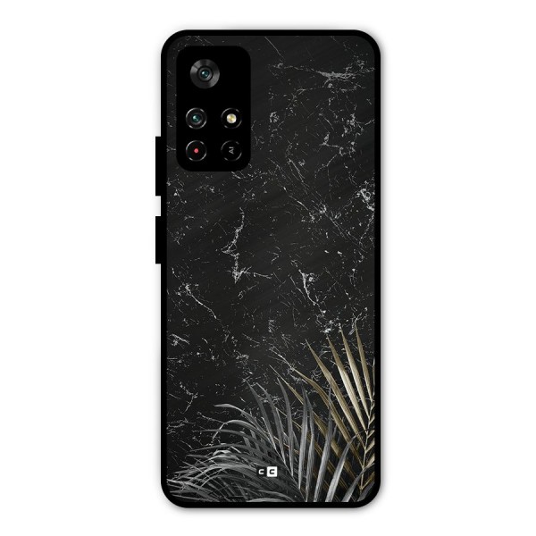 Awesome Royal Marble Metal Back Case for Poco M4 Pro 5G