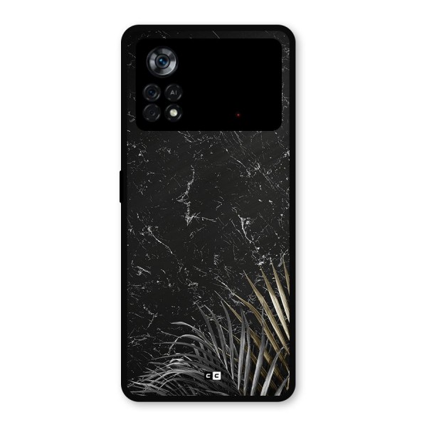 Awesome Royal Marble Metal Back Case for Poco X4 Pro 5G