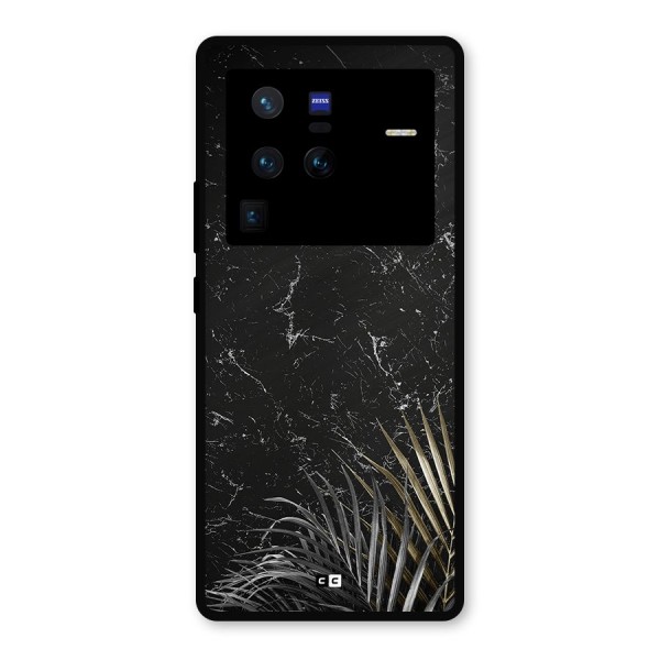 Awesome Royal Marble Metal Back Case for Vivo X80 Pro