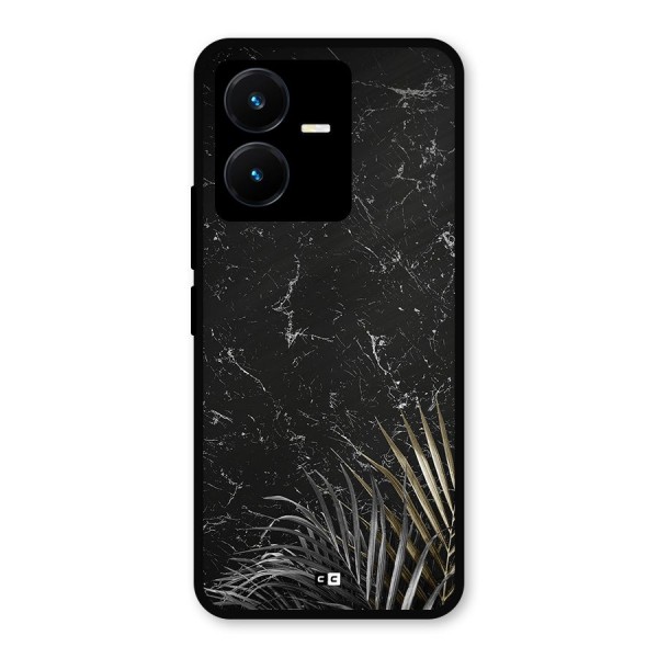 Awesome Royal Marble Metal Back Case for Vivo Y22