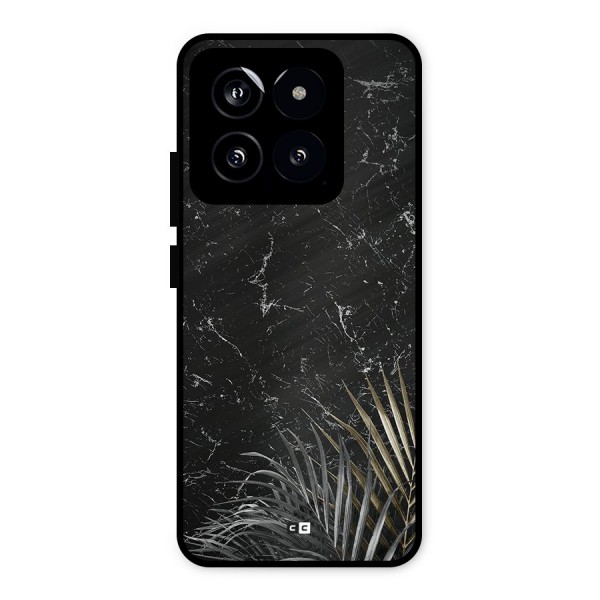 Awesome Royal Marble Metal Back Case for Xiaomi 14