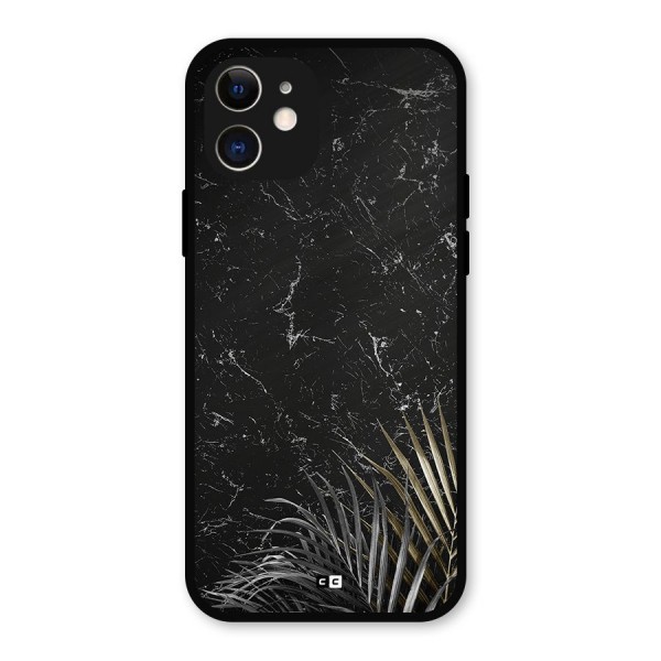 Awesome Royal Marble Metal Back Case for iPhone 12
