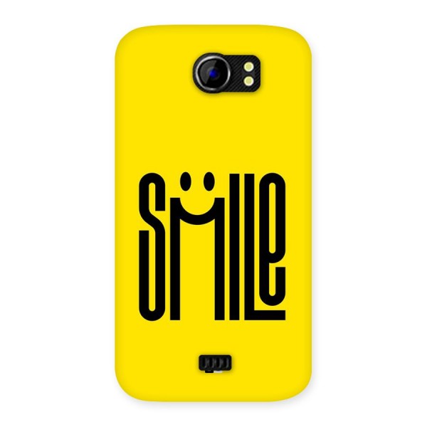 Awesome Smile Back Case for Canvas 2 A110