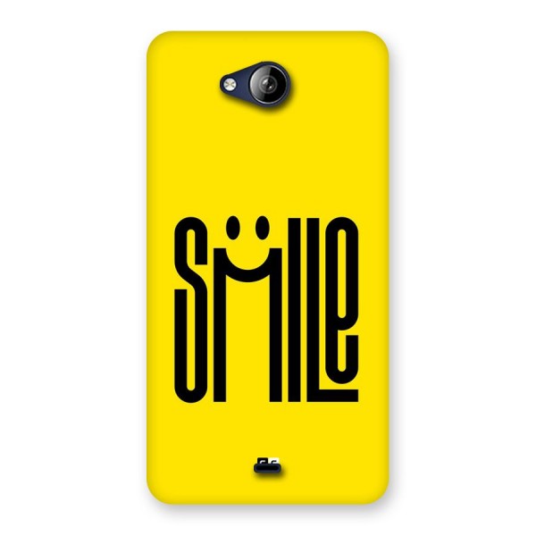 Awesome Smile Back Case for Canvas Play Q355