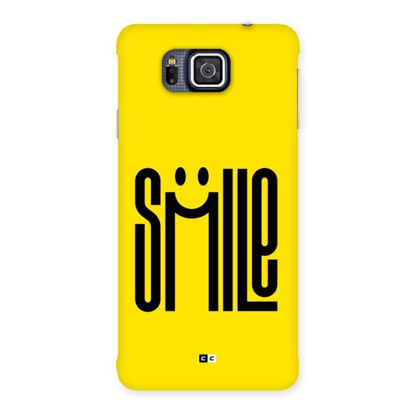 Awesome Smile Back Case for Galaxy Alpha