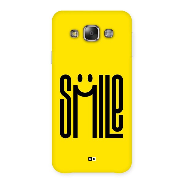 Awesome Smile Back Case for Galaxy E7