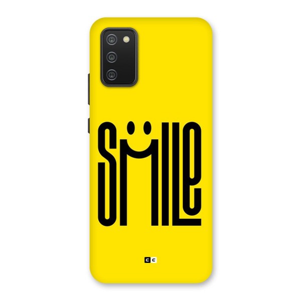 Awesome Smile Back Case for Galaxy F02s