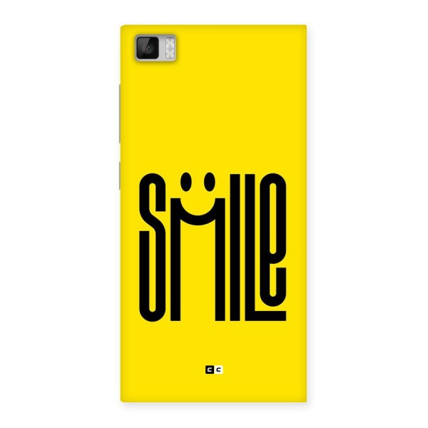 Awesome Smile Back Case for Mi3