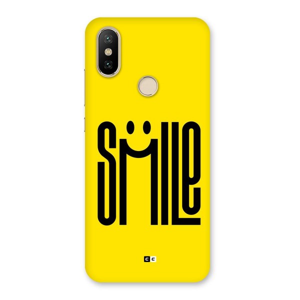 Awesome Smile Back Case for Mi A2