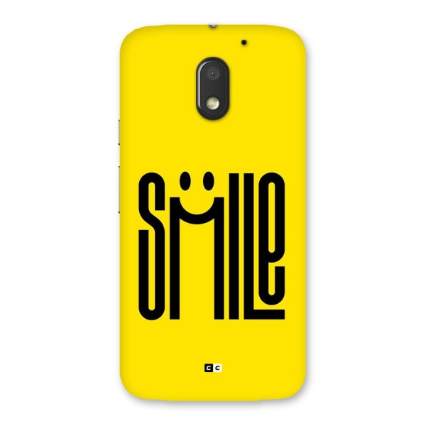 Awesome Smile Back Case for Moto E3 Power
