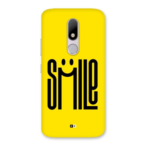 Awesome Smile Back Case for Moto M