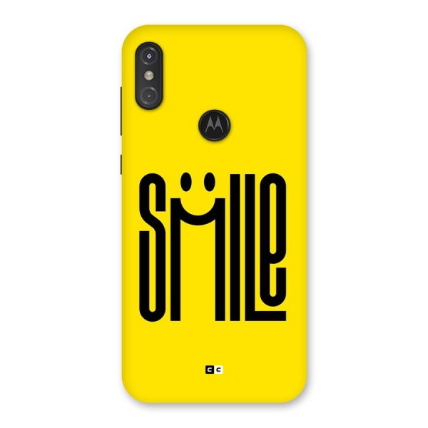 Awesome Smile Back Case for Motorola One Power