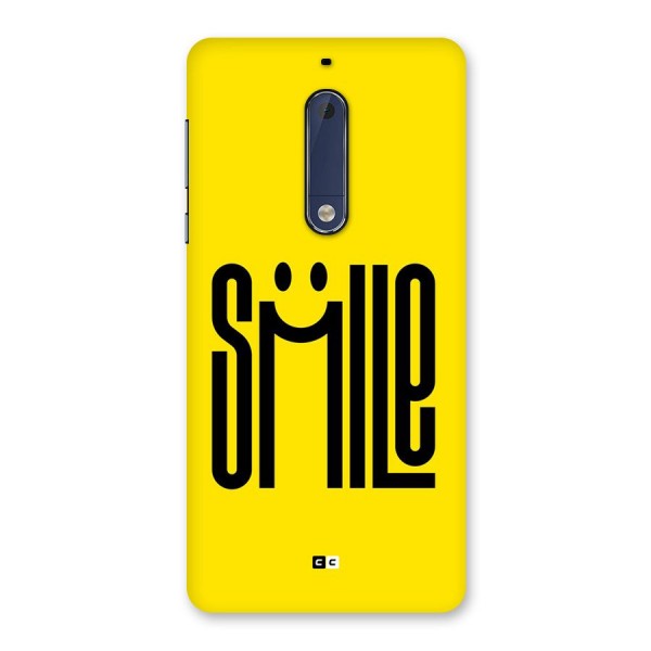 Awesome Smile Back Case for Nokia 5