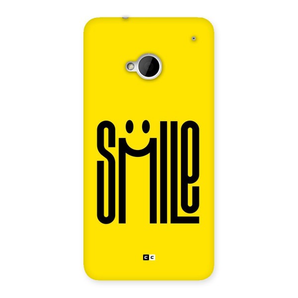 Awesome Smile Back Case for One M7 (Single Sim)