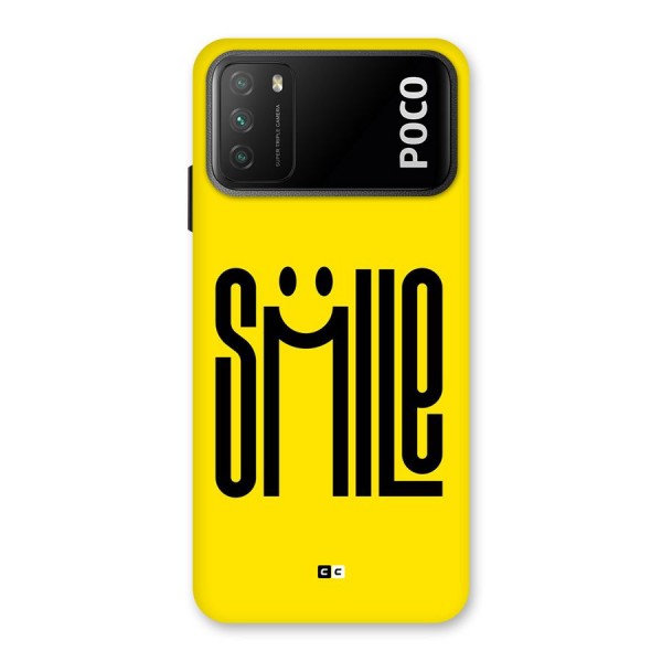 Awesome Smile Back Case for Poco M3
