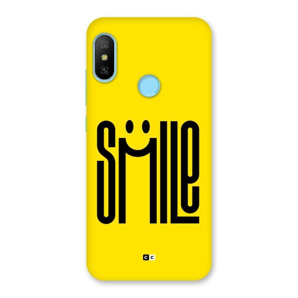 Awesome Smile Back Case for Redmi 6 Pro