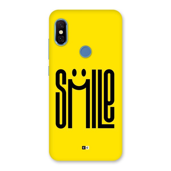 Awesome Smile Back Case for Redmi Note 6 Pro