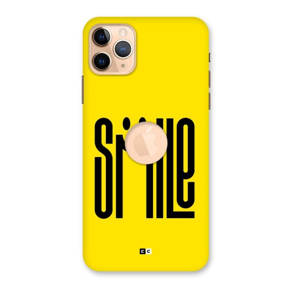 Awesome Smile Back Case for iPhone 11 Pro Max Logo Cut