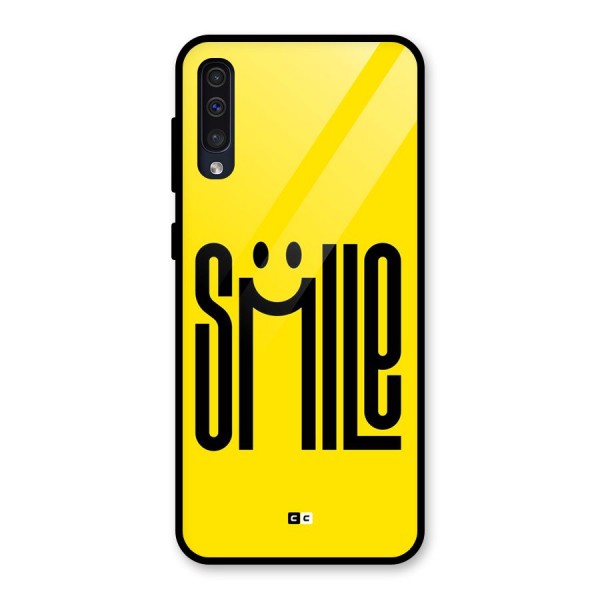 Awesome Smile Glass Back Case for Galaxy A30s