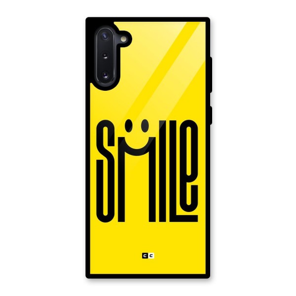Awesome Smile Glass Back Case for Galaxy Note 10