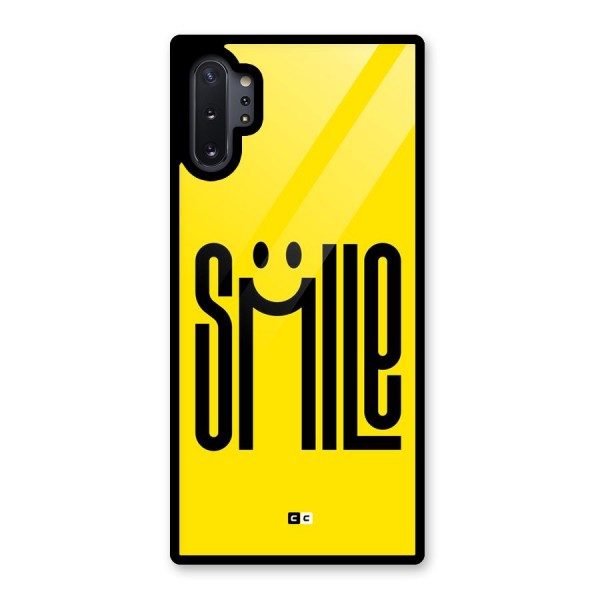 Awesome Smile Glass Back Case for Galaxy Note 10 Plus