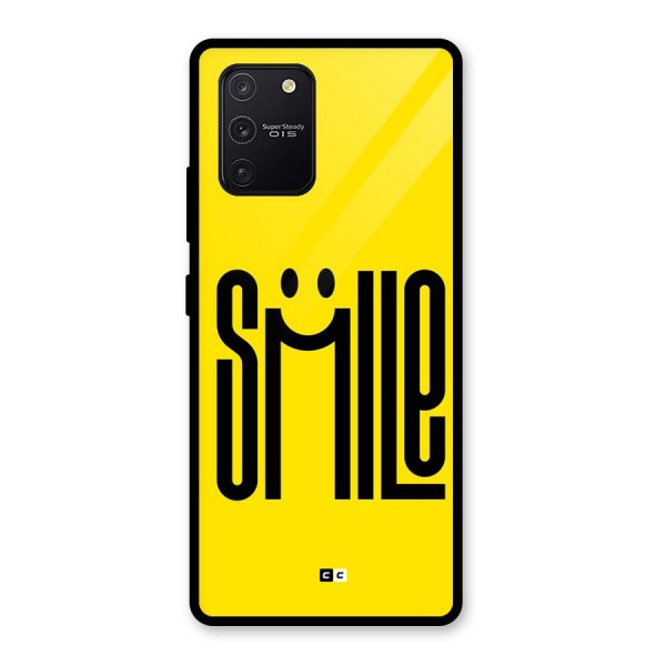Awesome Smile Glass Back Case for Galaxy S10 Lite