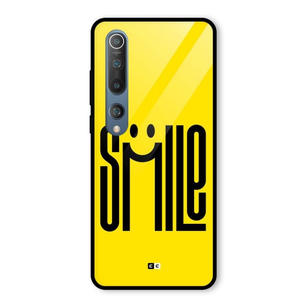 Awesome Smile Glass Back Case for Mi 10