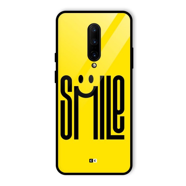 Awesome Smile Glass Back Case for OnePlus 7 Pro