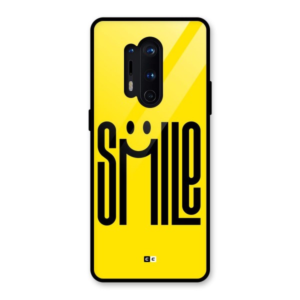 Awesome Smile Glass Back Case for OnePlus 8 Pro