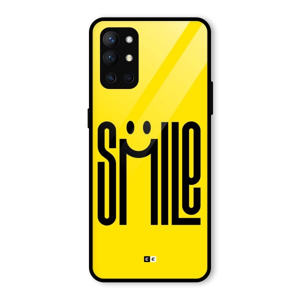 Awesome Smile Glass Back Case for OnePlus 9R