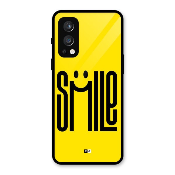 Awesome Smile Glass Back Case for OnePlus Nord 2 5G