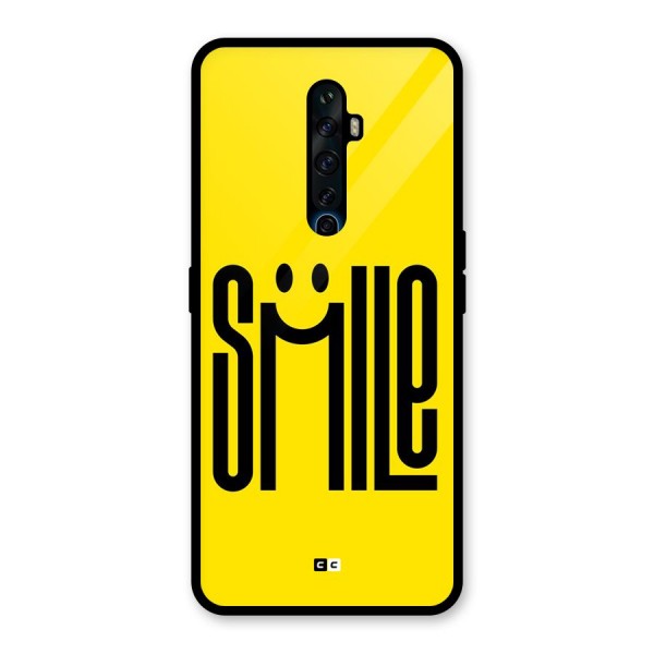 Awesome Smile Glass Back Case for Oppo Reno2 F