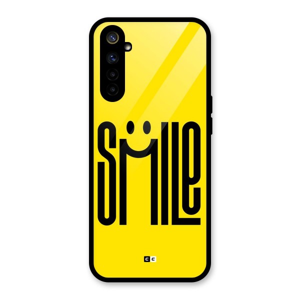 Awesome Smile Glass Back Case for Realme 6