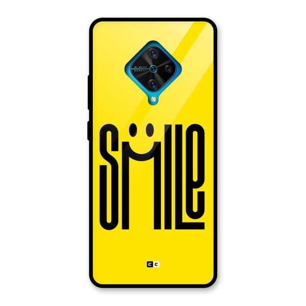 Awesome Smile Glass Back Case for Vivo S1 Pro