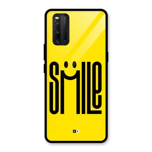 Awesome Smile Glass Back Case for Vivo iQOO 3