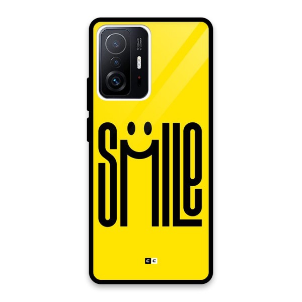 Awesome Smile Glass Back Case for Xiaomi 11T Pro
