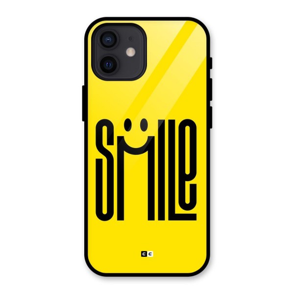 Awesome Smile Glass Back Case for iPhone 12